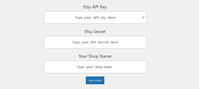 Etsy API密钥