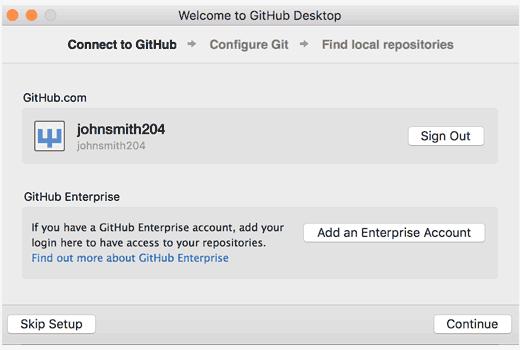 Logged into GitHub Logged into GitHub