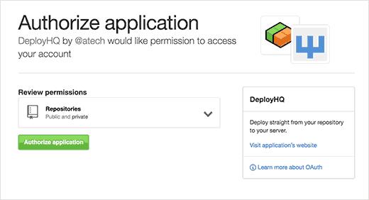 Deploy project name and code hosting Deploy project name and code hosting
