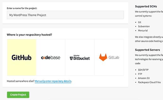 Add new project in Deploy Add new project in Deploy