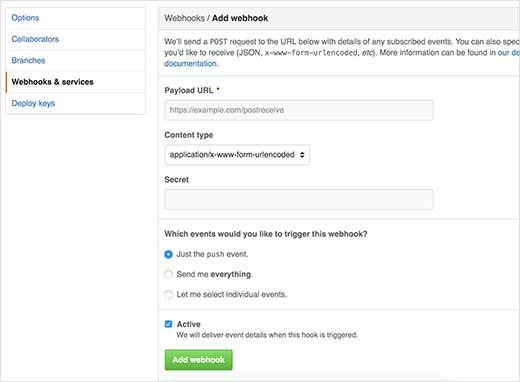 GitHub Webhooks and Services GitHub Webhooks and Services