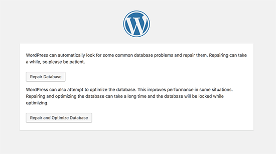 优化和修复WordPress数据库