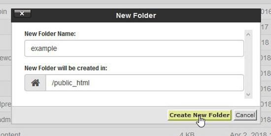 Create a New Folder Create a New Folder