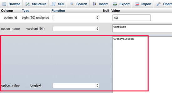 Change theme option value Change theme option value