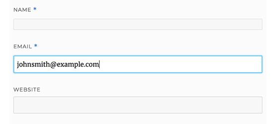 Highlight active comment form field Highlight active comment form field