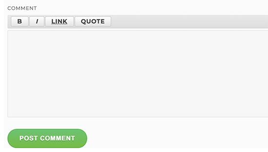 quicktags in comment form quicktags in comment form