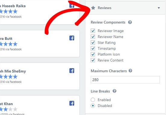 Review components Review components