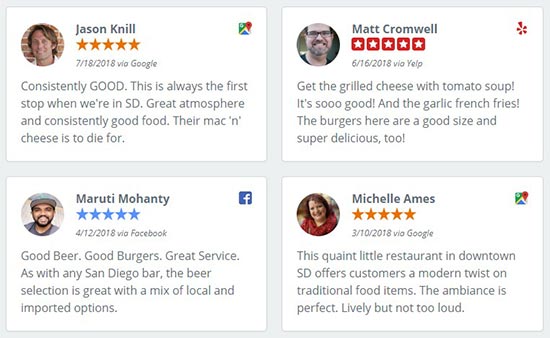 Business reviews Business reviews