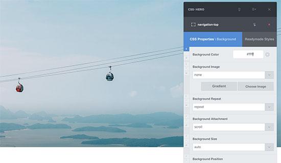 Change appearance of an element Change appearance of an element