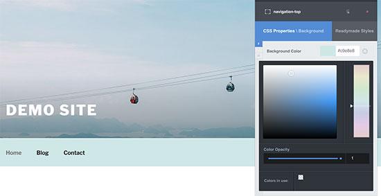 Live preview of your CSS changes Live preview of your CSS changes
