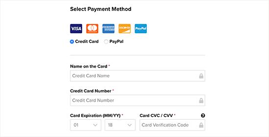 Add multiple payment methods Add multiple payment methods