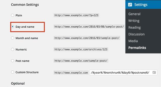 Permalinks page Permalinks page
