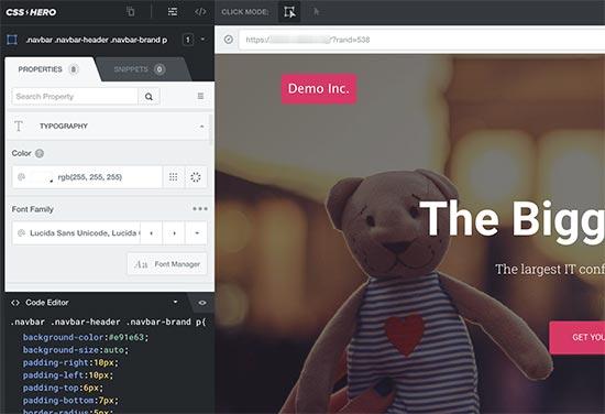 Editing styles for different elements using CSS Hero Editing styles for different elements using CSS Hero