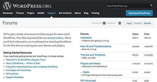 WordPress.org支持 WordPress.org支持