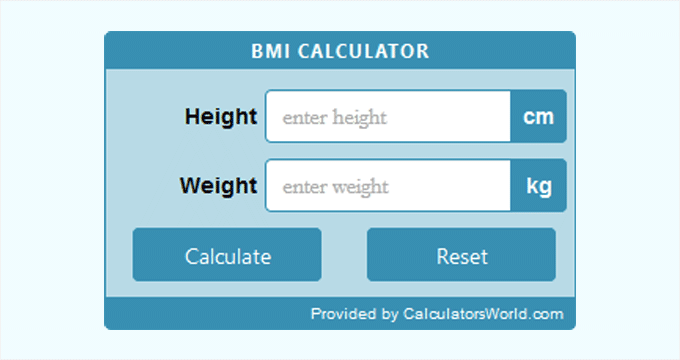 Bmi计算器