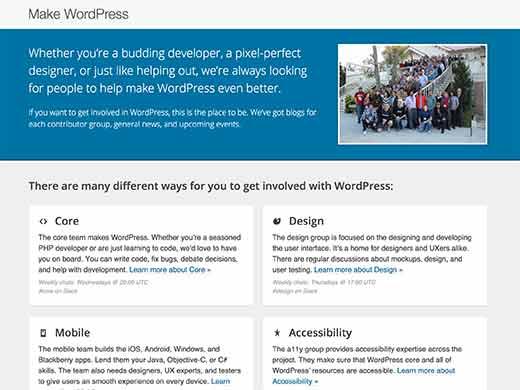 Make WordPress Make WordPress
