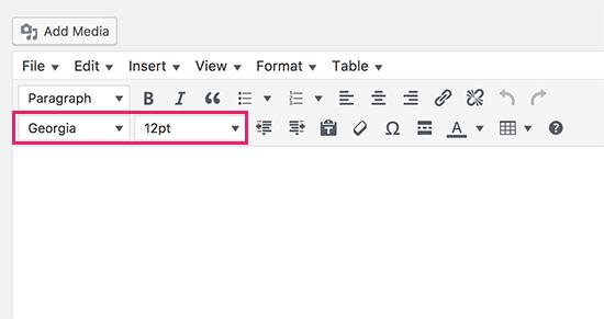 TinyMCE font size TinyMCE font size